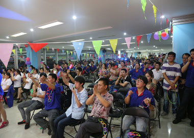 五洋纺机中秋晚会现场 五洋纺机中秋晚会现场